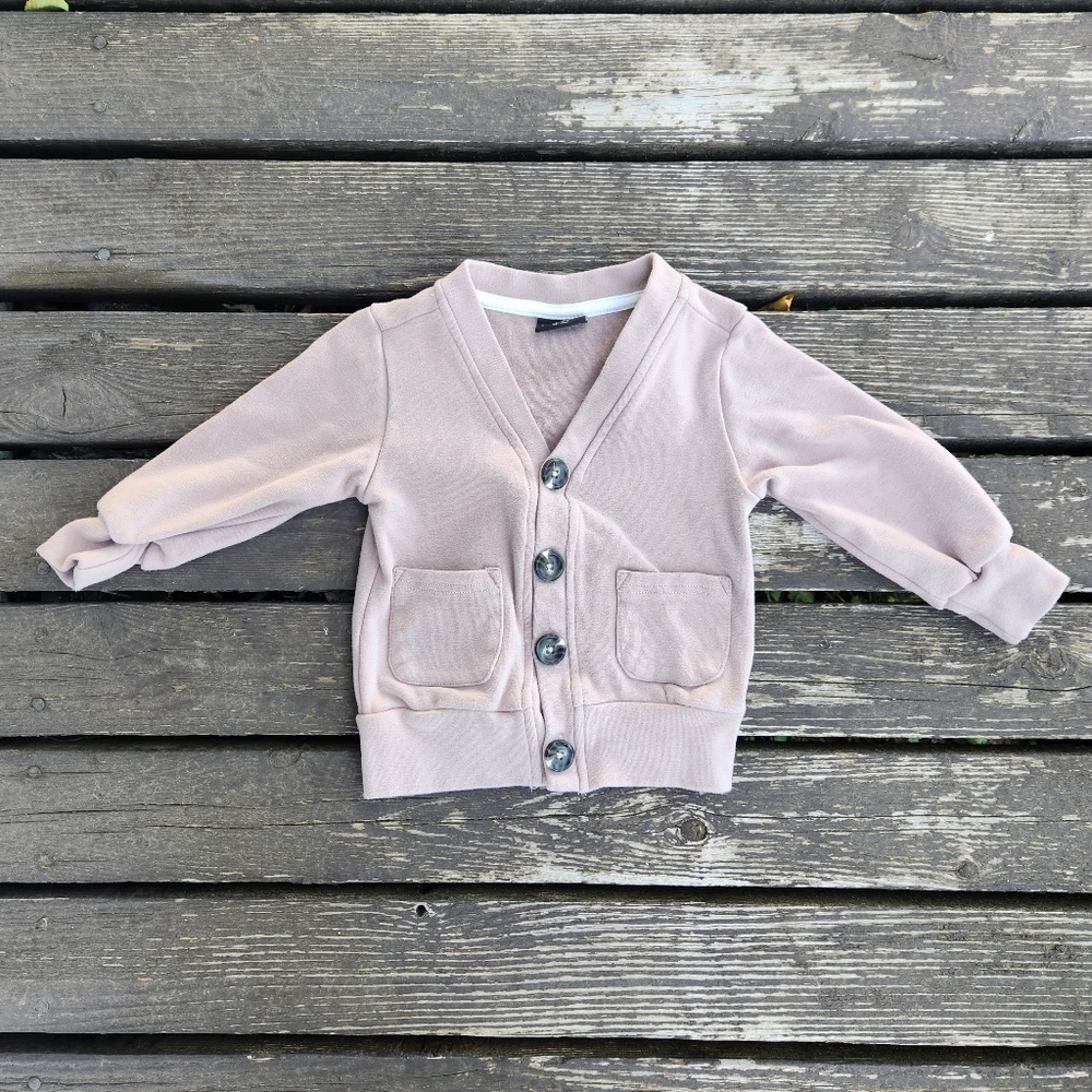 Little Bipsy Button Up Sweater